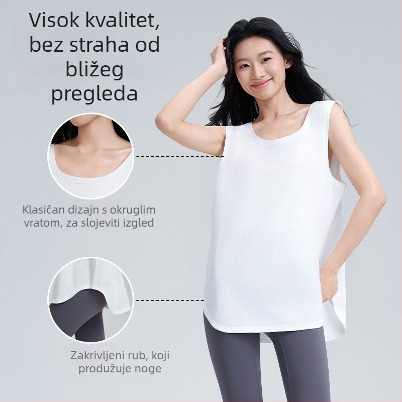 Set prsluka i suknje u A-kroju, pamuk i elastan, 95%+ pamuka, visoka elastičnost, proljeće 2025