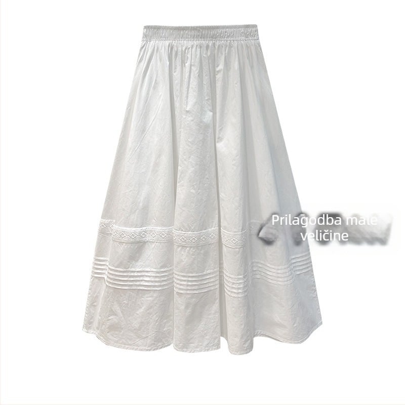 Ženska A-kroj midi suknja – gradski elegantan stil, Xuan Dou, proljeće 2025