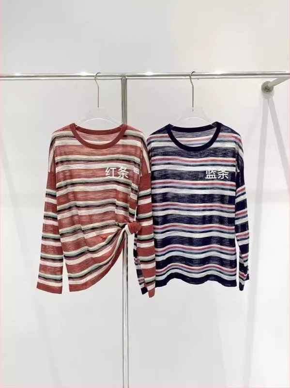 Ženska bluza s okruglim izrezom, dugi rukav, ležeran kroj, ultra-tanka tkanina, lan s visokim twistom