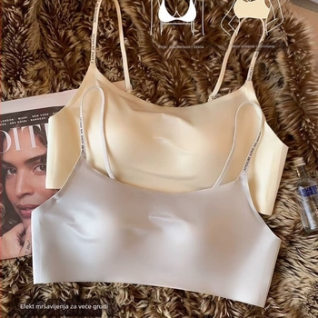 Bezšivni bustier top za žene, prozračan najlon s elastanom, 3/4 košarice, fiksni dvostruki remeni, stražnji četveroredni kopči, protiv prozirnosti i zatezanje grudi