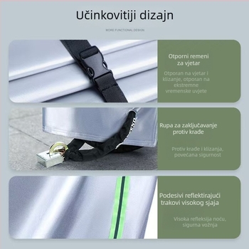 Pokrov za električno vozilo – zaštita od sunca, kiše, prašine, mraza i snijega – jednostavan stil