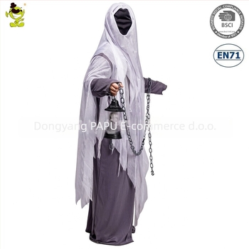 Halloween kostim za odrasle: ogrtač cosplay Lantern Ghost — horor kostim za zabavu (Materijal: Poliester; Glavni materijal: 98% poliester; Spol: Muški; Dob: Odrasli; Prigode: Igre, Anime, Uloga)