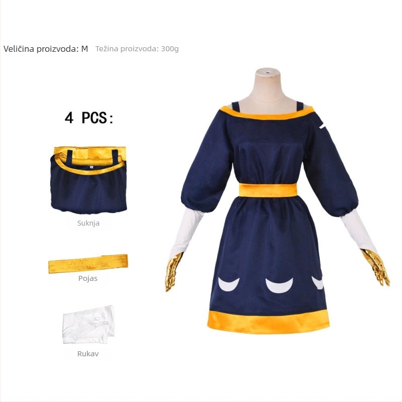 Cosplay kostim inspiriran Amity iz Owl Housea – poliester i elastan, 70–80% poliester, manje od 30% elastana, pogodan za scenske nastupe, za žene 18–24 godina, proljeće 2023