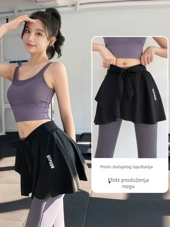 Trudnička suknja A-line, kratka, mješavina poliester-elastan (87% poliester, 13% elastan), ljeto 2025