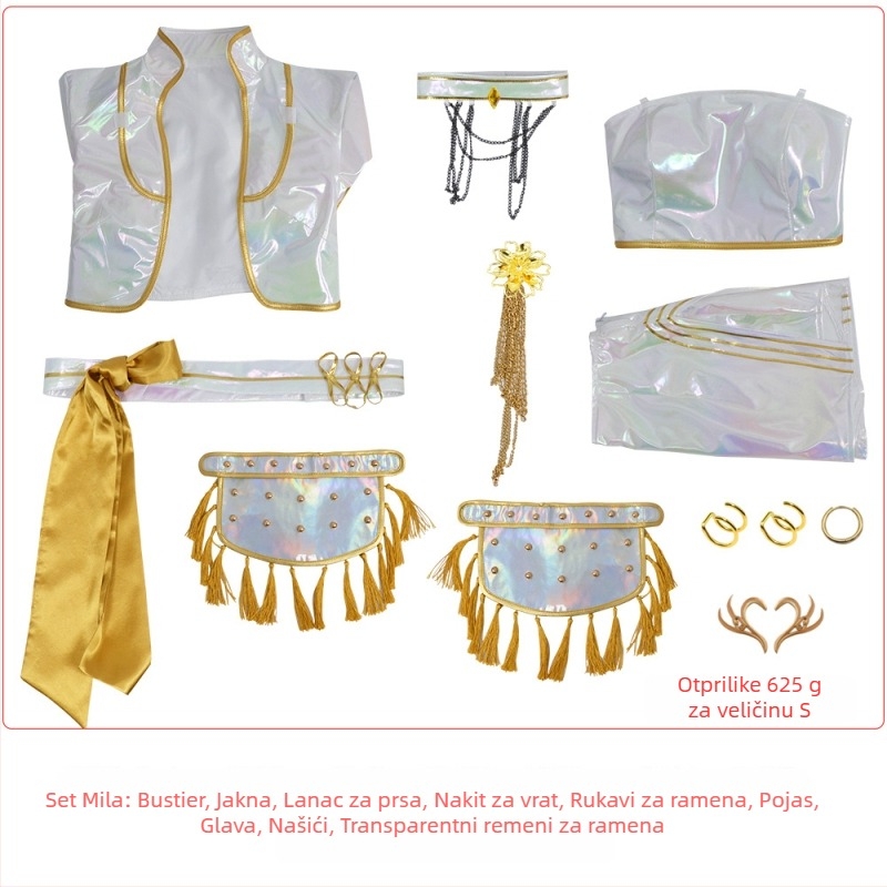 Cosplay odjeća za K-Pop djevojačku grupu: Spandeks tkanina, sadržaj 80–90%, nautikalni stil, svježe i slatko