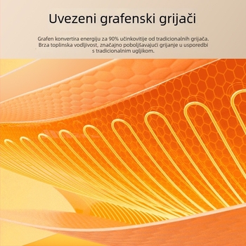 Grafen 26-zonska električno grijana vesta sa stojećim ovratnikom i inteligentnom regulacijom temperature