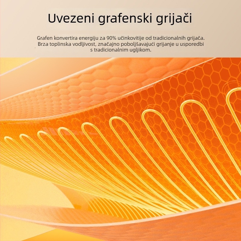 Grafen 26-zonska električno grijana vesta sa stojećim ovratnikom i inteligentnom regulacijom temperature