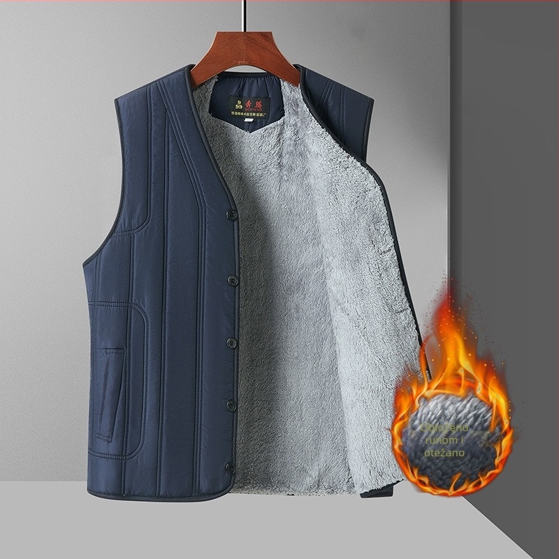Zimska vest s izšivanjem, poliester tkanina 90–95%, gradski stil za svakodnevno putovanje, zima 2024
