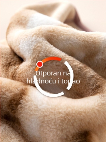 Muška vesta od poliestera 95%, debela, minimalistički stil, zima