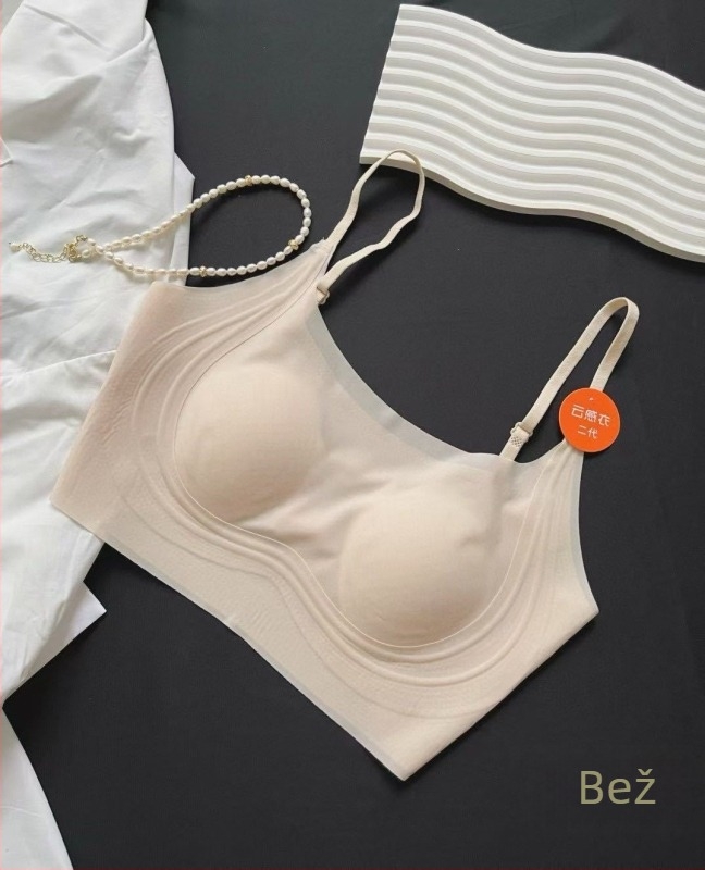 Tube top grudnjak bez naramenica, besprijekoran dizajn, lijep leđa, puni košarica, prozračan materijal, vanjski najlon 70–80%, podstava pamuk <30%, bez čeličnih prstena