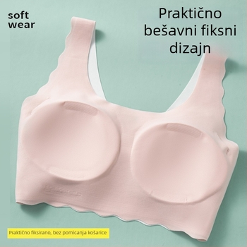 Bešiv grudnjak-tube top za tinejdžerice, prozračan i lagan
