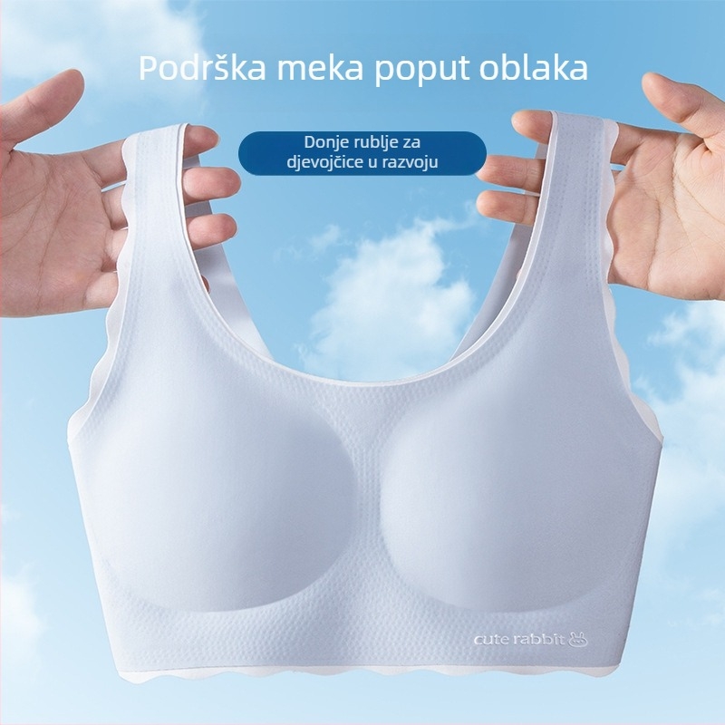 Bešiv grudnjak-tube top za tinejdžerice, prozračan i lagan