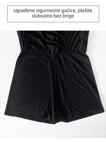 Latino plesna suknja za vježbanje – hip-length, Spandex 93%, podstava Milk Silk, za žene, latino i ballroom ples