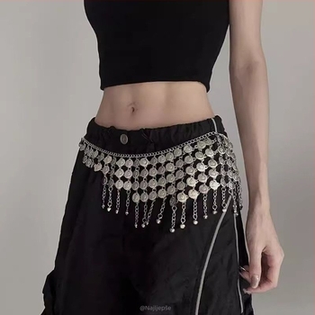 Metalni kaiš za struk – unisex, sportski stil, za mlade, proljeće 2025 lansiranje