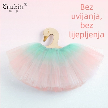 Dječja baletna tutu haljina za djevojčice — kostim za vježbanje, Poliester, 100% poliester, Stil princeza