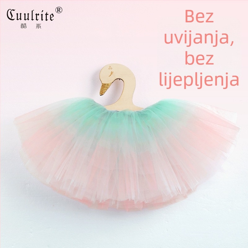 Dječja baletna tutu haljina za djevojčice — kostim za vježbanje, Poliester, 100% poliester, Stil princeza