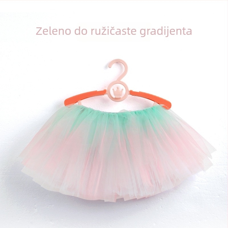 Dječja baletna tutu haljina za djevojčice — kostim za vježbanje, Poliester, 100% poliester, Stil princeza