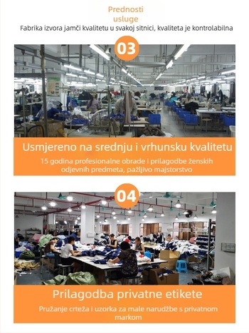 Ženska pletena haljina s jednim komadom | OEM proizvodnja prema uzorcima/nacrtima | 3-dnevno probno razdoblje | Kapacitet do 1000 kom./dan | plisirani dizajn