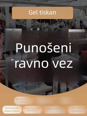 Pamučna T‑majica i hoodie s logom za prilagođavanje, OEM i probna proizvodnja, probni rok 3–5 dana, dnevna kapaciteta 10.000 kom., vezenje, izravan digitalni ispis, toplinski prijenos