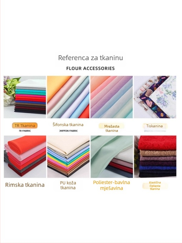 OEM proizvodnja haljine od pletenine i tkanine za male serije — izrada uzorka, probna obrada, obrada crteža, probno razdoblje 3 dana, kapacitet 5000 kom/dan