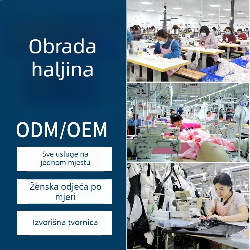 Ženska odjeća od tkanine: proizvodnja u malim serijama po narudžbi, izrada uzoraka i probnih uzoraka, kompletna proizvodnja s pakiranjem materijala, OEM obrada po crtežima