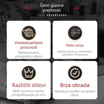 Proizvodnja ženskih haljina od tkanina – srednje i visoke klase, 7-dnevno probno razdoblje, 500 kom/dan, OEM/proba/crtanje