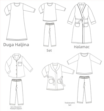 Abaya haljina set od poliestera; OEM lagana personalizacija loga; prilagođavanje prema uzorcima/nacrta; 3-dnevno probno razdoblje