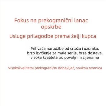 Pletena haljina tip majice, tisak i bojanje; probno testiranje, OEM i obrada po crtežima; proizvodni kapacitet 5000 komada; proljeće 2025.