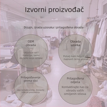 Traperice i haljine – mala serija prilagođene izrade odjeće, OEM izrada uzoraka i proizvodnja; Kvaliteta srednja do visoka; probni ciklus 3; Kapacitet 1000 kom; Obrada prema uzorku i crtežu