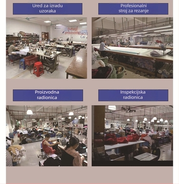 Traperice i haljine – mala serija prilagođene izrade odjeće, OEM izrada uzoraka i proizvodnja; Kvaliteta srednja do visoka; probni ciklus 3; Kapacitet 1000 kom; Obrada prema uzorku i crtežu