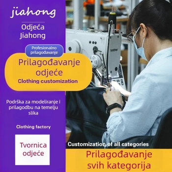 Prilagođena odjeća – majice, duksevi, šortsevi; OEM proizvodnja po nacrtima; izrada uzoraka; materijali: pamuk, poliester, elastan