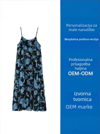 Haljina od tkanine, srednje do visoke klase proizvodnje, OEM po crtežima, 5 faza probnog oblikovanja, kapacitet do 5000 komada, 5 dizajnera