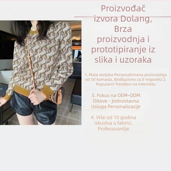 Prilagođena proizvodnja svjetera, visoko kvalitetni pleteni materijali, 3-dnevni probni ciklus, kapacitet 1000 kom/dan, obrada uzorka, OEM i obrada po nacrtu, glavni materijali: kašmir, vuna, poliester, akril, spandeks, poliester vlakna, mješavine kemijski