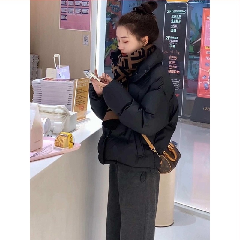 Ženska zimska jakna s perjem od patke, debeli Chenille materijal, Spandex tkanina