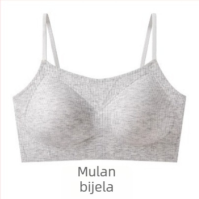 Bešiv grudnjak bez naramenica za mali bust, bandeau stil s fiksnim čašicama, tanke čašice