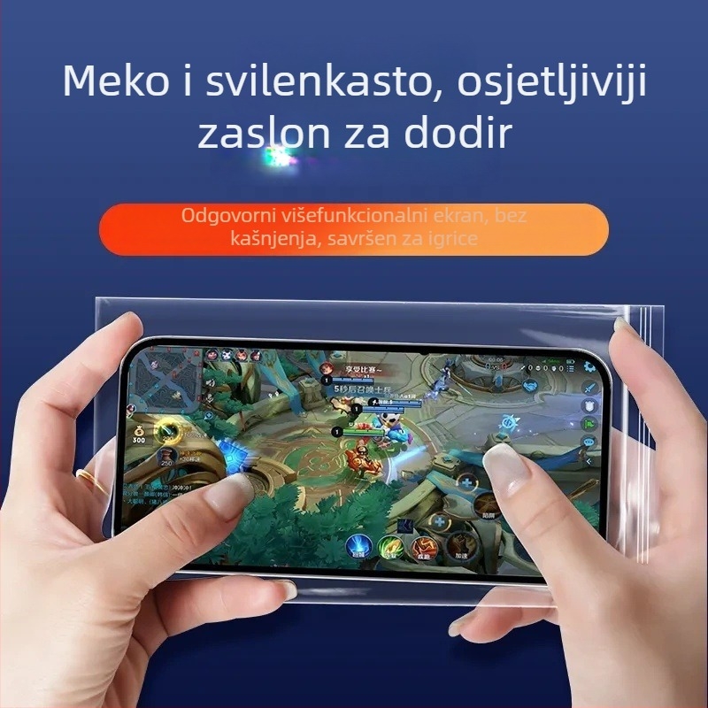 Prozirna vodootporna vrećica za mobitel s zaštitom od prašine, automatsko zatvaranje, zaštita dodirnog zaslona, jednokratna vrećica za kišu (Leehan • Yiwu • Materijal: Novi materijal • Duljina brtvila: 1–1,5 cm)