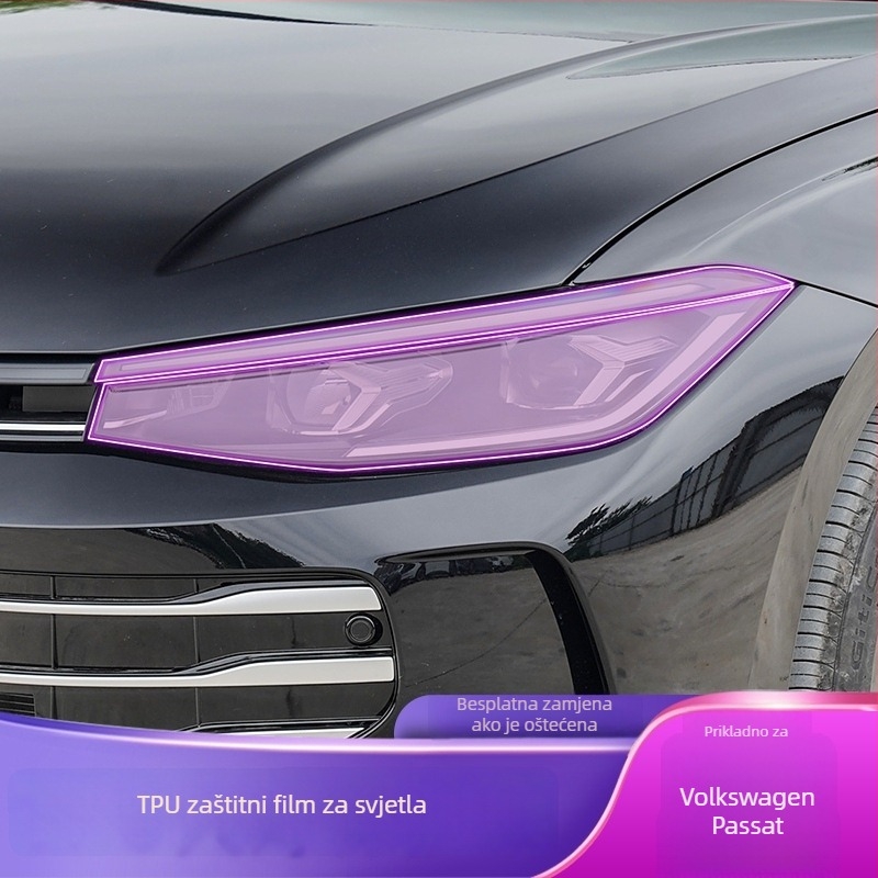 TPU zaštitna folija za farove - prozirna, otporna na visoke i niske temperature, univerzalna primjena