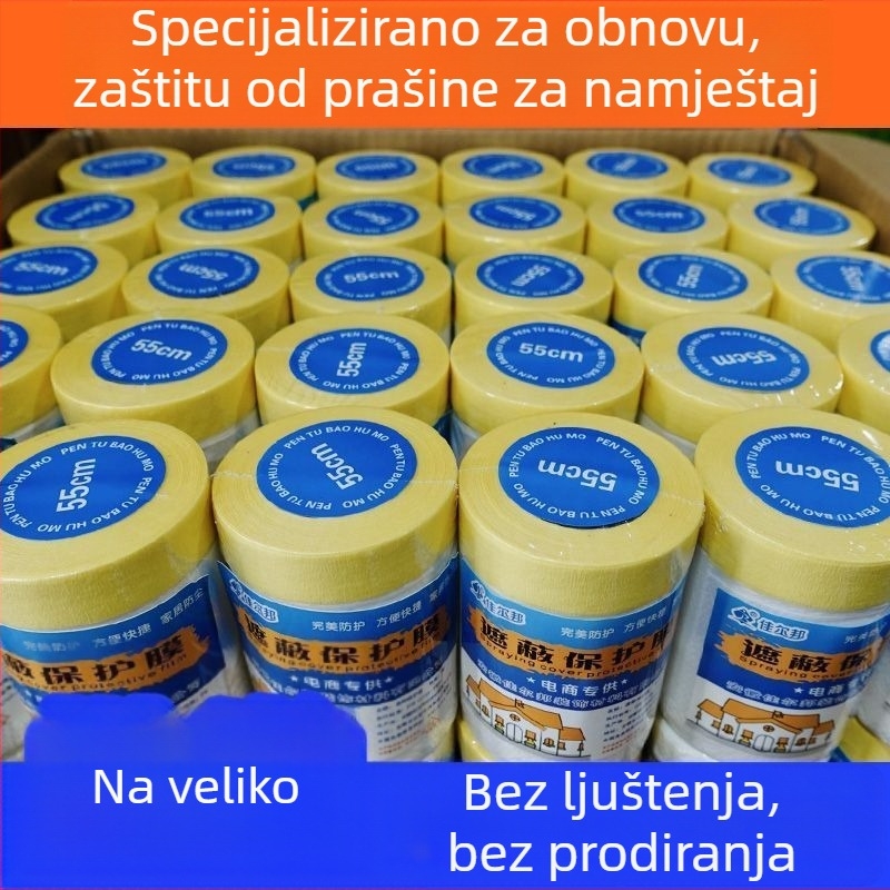 Folija za zaštitu boje pri maskiranju – Maske automobila i dekorativnog namještaja, teksturirani papir za maskiranje