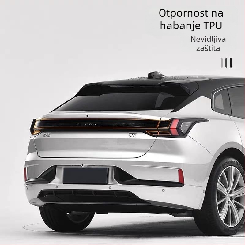 TPU zaštitni film za prednja i stražnja svjetla, kompatibilan Zeekr 001/X, bez marke