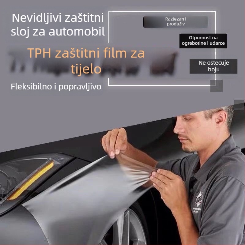 PU materijal, kompletna folija za automobil, montaža uz usisne nosače