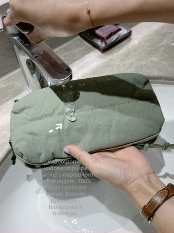 Unisex najlon torba za bocu vode, messenger stil, zatvarač, unutarnja džep sa zatvaračem