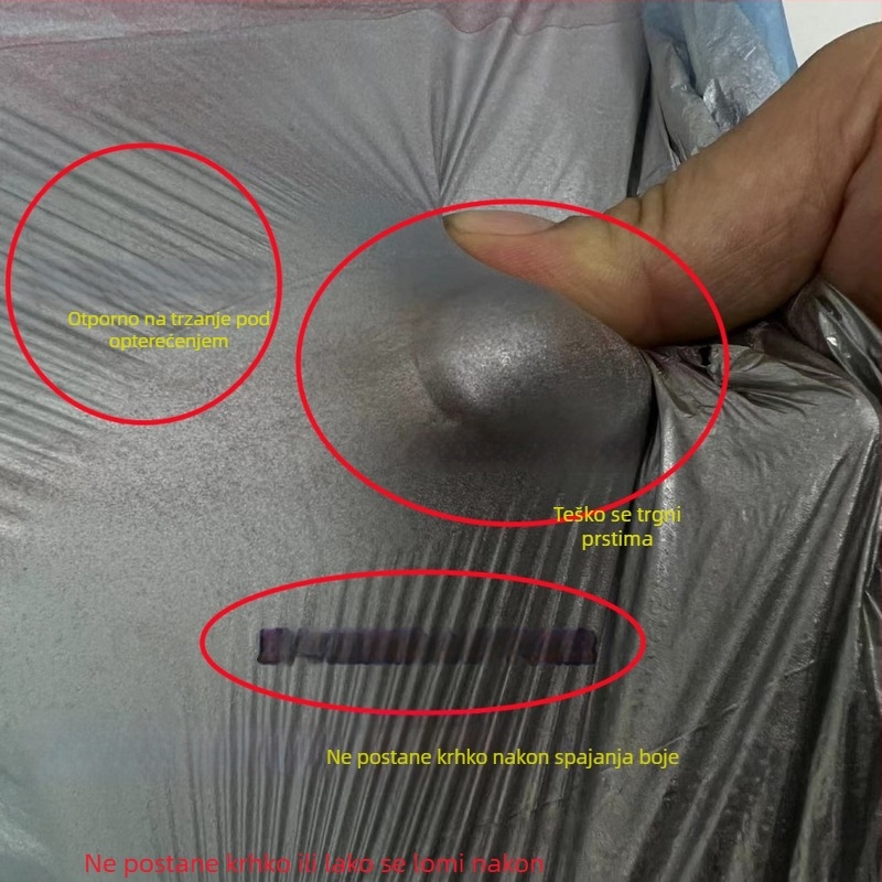 Maskirajuća folija za automobilsku boju, PE film, debljina 10 μm, dobra adhezija, dobra propusnost svjetla, jezgro od kraft papira