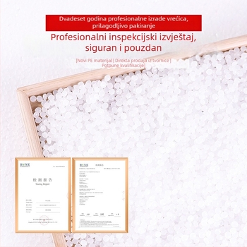 PE vrećica sa zatvaračem za privatnost – plastična ambalaža s zaštitom od svjetla za poklone, nakit, odjeću i dodatke za telefone