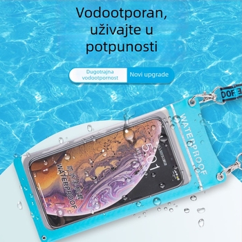 TPU vodootporna futrola za telefon za vanjsku upotrebu – futrola s dodirnim zaslonom, vodootporna za plivanje, ronjenje, pijesak i ribolov