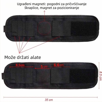 Set alata za vinil foliju automobila s magnetskim zglobom i scraperom – Oxford tkanina, TACARO