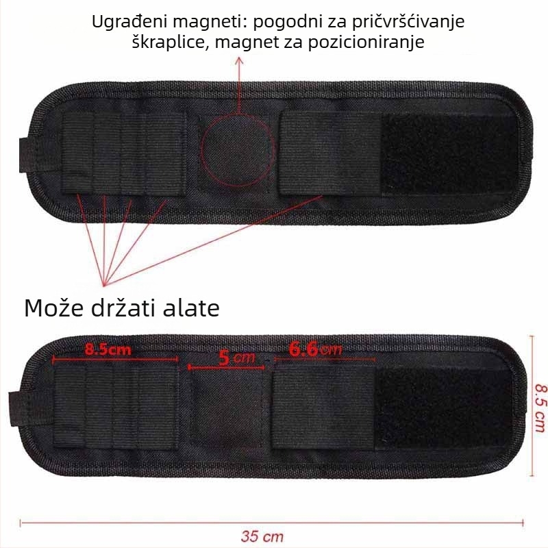 Set alata za vinil foliju automobila s magnetskim zglobom i scraperom – Oxford tkanina, TACARO