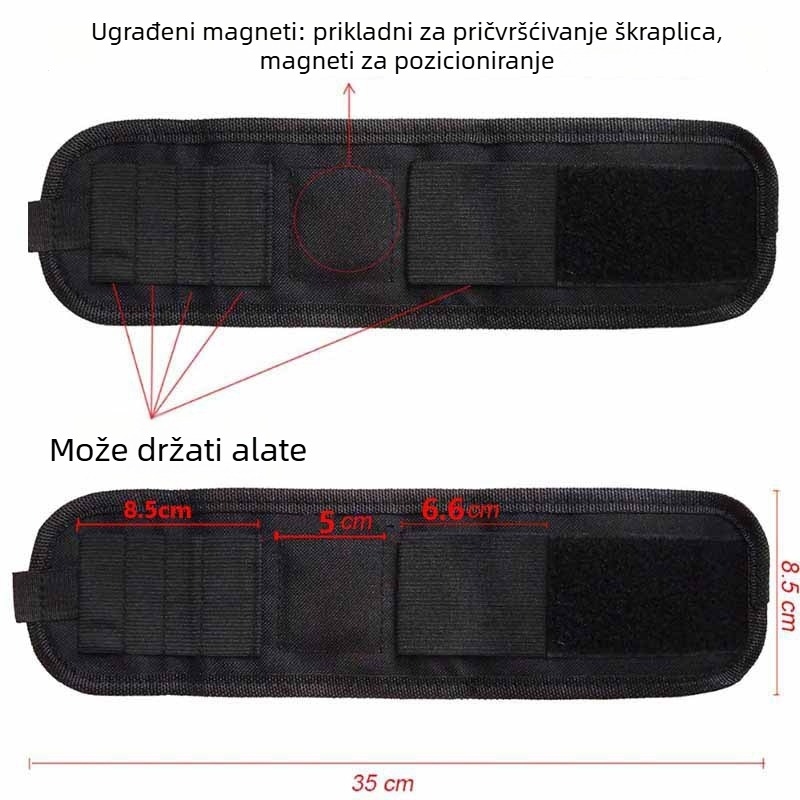 Set alata za vinil foliju automobila s magnetskim zglobom i scraperom – Oxford tkanina, TACARO