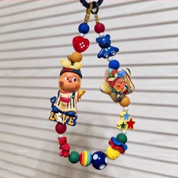 Ručni rad DIY balon zvjezdana lutka privjesak za telefon i ključe, poklon najboljoj prijateljici
