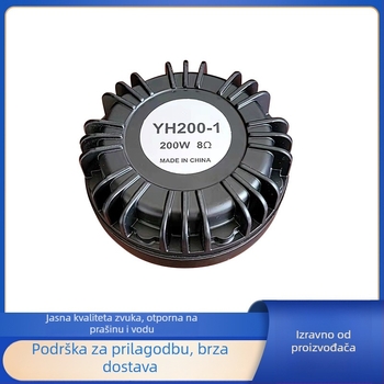 Hornov upravljač zvučnika 200W, unutarnji magnet, membrana od ne-papira, raspon frekvencija 350–5500 Hz, za velike audio opreme
