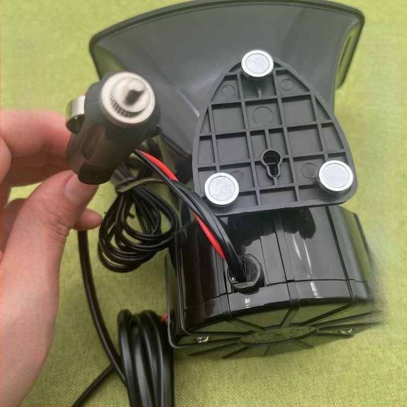 Automobilska električna sirena s zvučnikom, univerzalna kompatibilnost, varijabilni napon, varijabla snaga, varijabilna impedancija